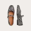 Pass Ballerina, zebra velvet